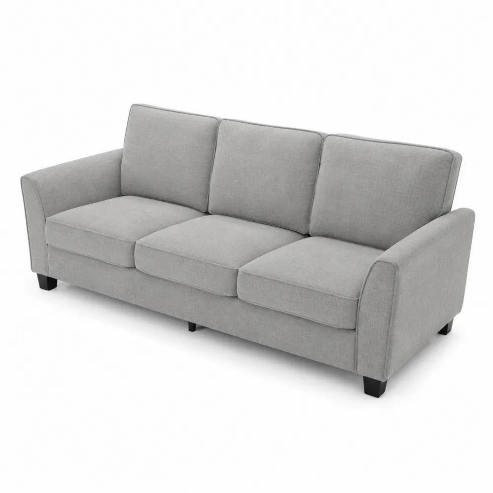 Canapé 3 places en tissu Gris